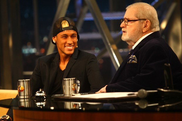 Neymar no programa do Jô (Foto: Iwi Onodero / EGO) Neymar no programa do Jô (Foto: Iwi Onodero / EGO)