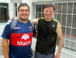 Daniel Aguilera e Daniel Cobito do Tigre (Foto: Marcelo Prado / Globoesporte.com)