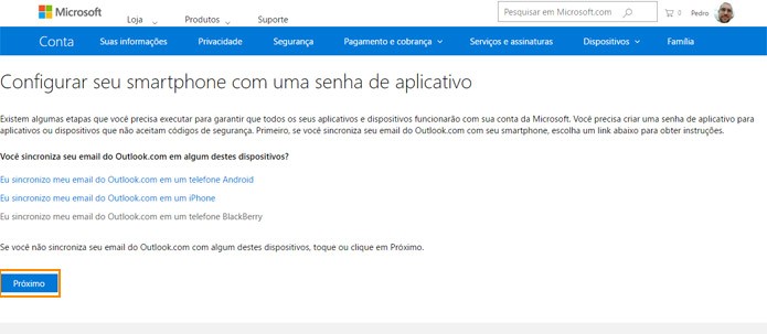 Aperte próximo novamente, pois não precisamos ver nada disso agora (Foto: Reprodução)