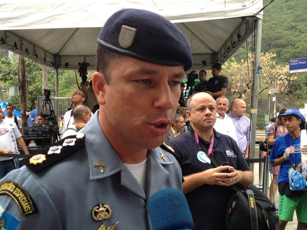 O comandante da UPP, o major Edson Santos,  foi condenado por corromper testemunhas no caso Amarildo (Foto: Janaína Carvalho / G1)
