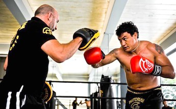 boxe popó treino (Foto: Arquivo Pessoal do treinador)