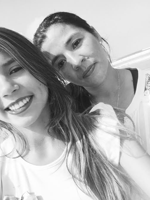 Com a mãe, Andreia, Vitória vai se mudar para Mairiporã (SP) (Foto: Arquivo Pessoal/Cedida)