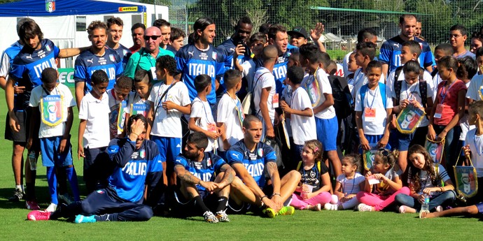 Players italia children (Photo: Carlos Augusto Ferrari) Players italia children (Photo: Carlos Augusto Ferrari)