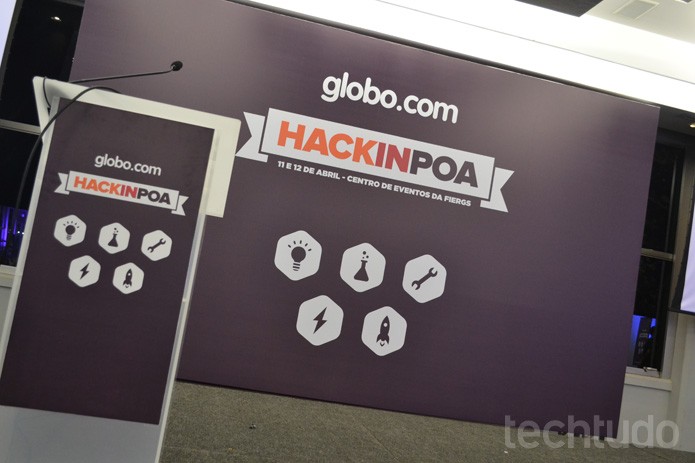 Hack in PoA acontece em Porto Alegre com o apoio da Globo.com (Foto: Melissa Cruz / TechTudo)