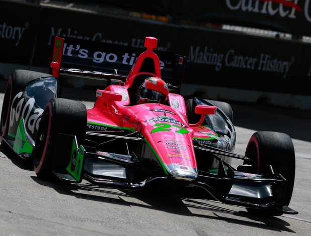 James Hichcliffe Indy Houston outubro rosa (Foto: Agência Getty Images)