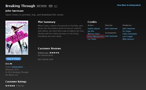 Filme de Bruna Marquezine está à disposição na loja americana da Apple  (Foto: Reprodução)