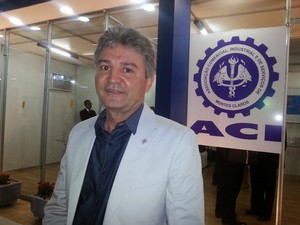 Presidente da Associação do Comércio e Indústria, Edilson Torquato. (Foto: Nicole Melhado/G1)