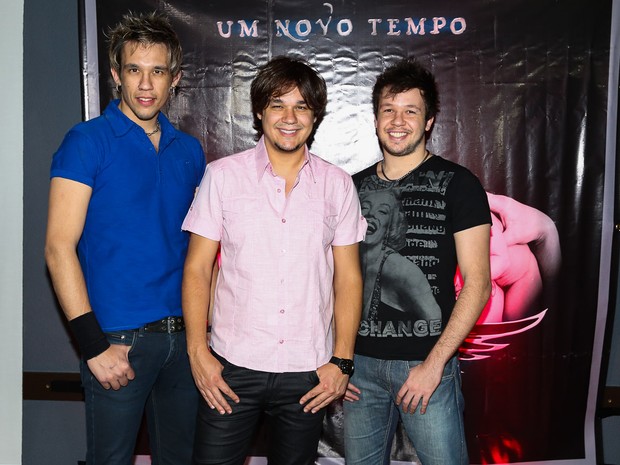 Kiko, Leandro e Bruno em show em São Paulo (Foto: Manuela Scarpa/ Foto Rio News)