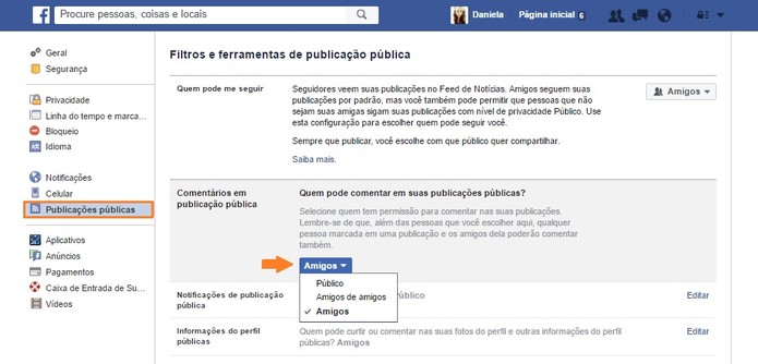 quem pode comentar suas publicações públicas (Foto: quem pode comentar suas publicações públicas) quem pode comentar suas publicações públicas (Foto: quem pode comentar suas publicações públicas)