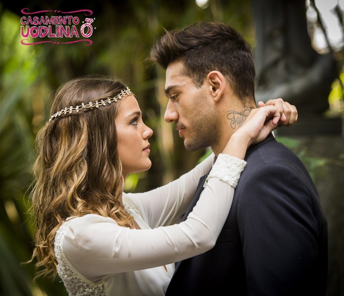 Uodson e Alina vão subir ao altar (Foto: João Miguel Jr./TV Globo)