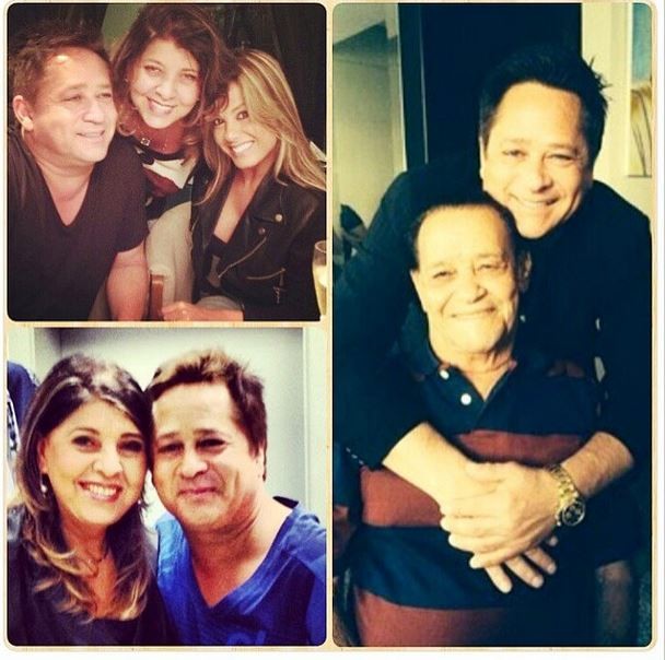 Roberta Miranda em fotos com a família de Leonardo (Foto: instagram/reprodução)