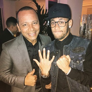 Neymar JR e Neymar Pai (Foto: Reprodução / Instagram)