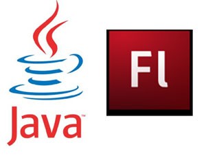 40% dos usuários usa uma versão vulnerável do Flash, e 30% uma versão vulnerável do Java