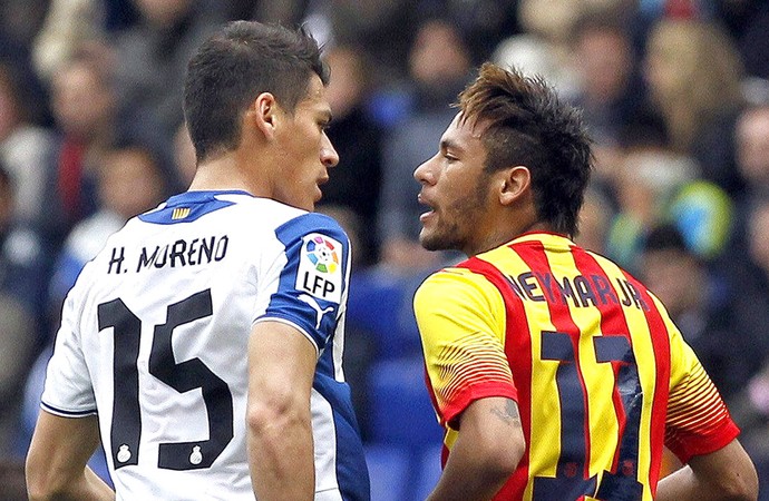 Neymar jogo Barcelona e Espanyol (Foto: EFE)