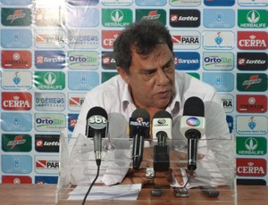 Luiz Omar Pinheiro, presidente do Paysandu, explicou a situação de Marcelinho Paraíba e Índio (Foto: GLOBOESPORTE.COM)