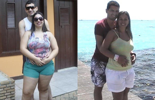 Fabiana da Silva emagreceu 18 kg para se casar, em Goiânia (Foto: Fabiana da Silva/Arquivo Pessoal)
