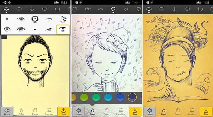 Uface é um aplicativo para Windows Phone que faz caricaturas ao estilo mangá (Foto: Divulgação/Windows Phone Store)