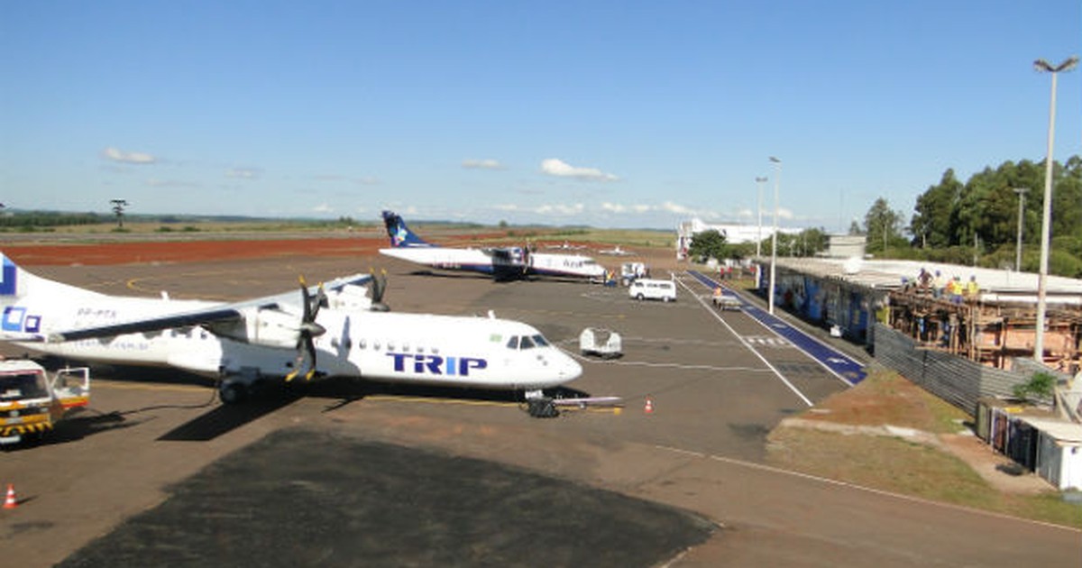 G1 Azul e Trip retomam os voos no aeroporto de Cascavel no Paraná