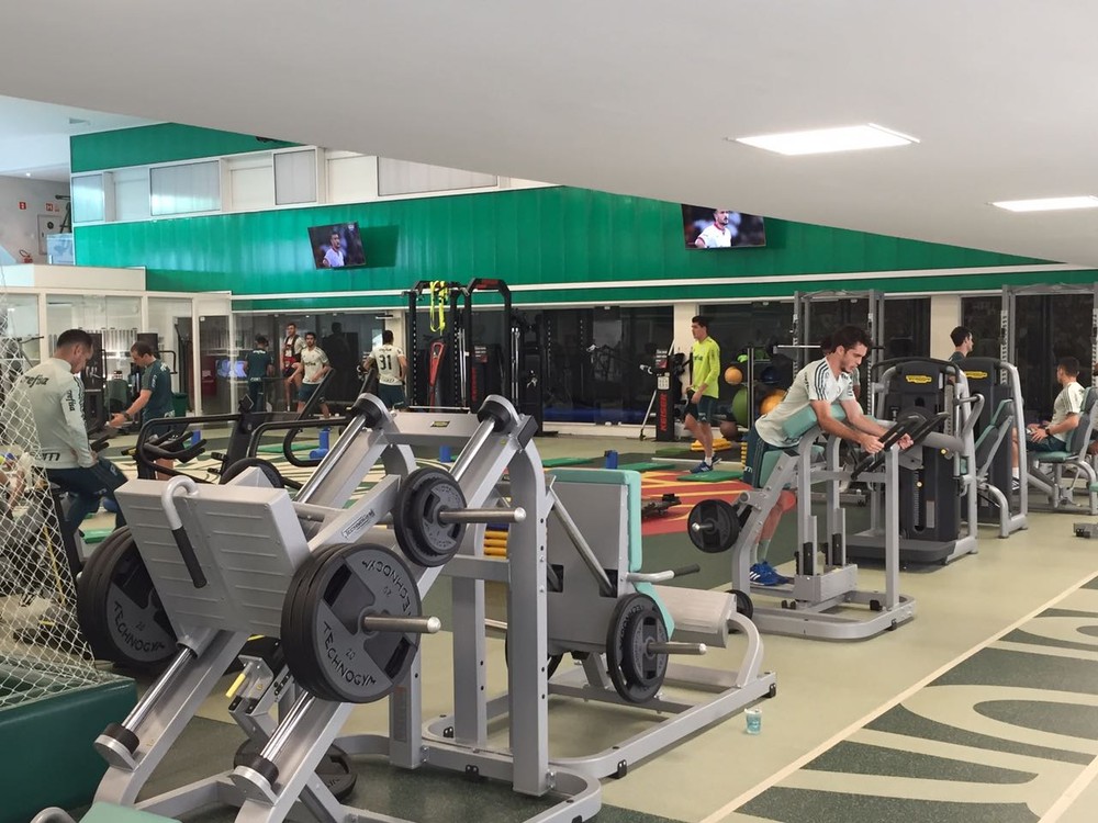  Palmeiras retorna a São Paulo após derrota e faz treino físico na Academia