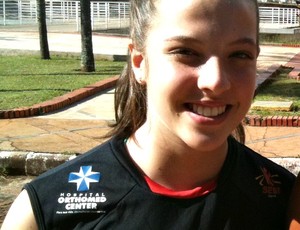 <b>Bruna Caixeta</b>, atleta do Sesi de Uberlândia (Foto: Divulgação / Sesi <b>...</b> - bruna