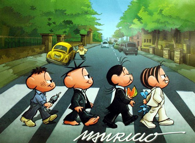 George Harrison, Ringo Starr, Paul McCartney e John Lennon também foram lembrados (Foto: Reprodução)