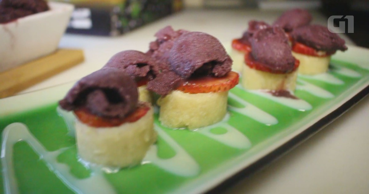 G Aprenda A Fazer Um Hot Roll Doce Que Leva A A Banana E Morango Not Cias Em Culinaria