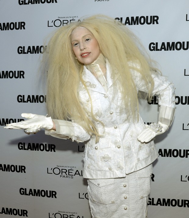Lady Gaga em evento em Nova York, nos Estados Unidos (Foto: Timothy Clary/ AFP)