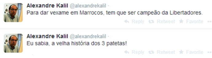Presidente Alexandre Kalil no twitter (Foto: Reprodução / Twitter)
