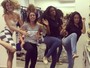 Barbara França, Laryssa Ayres, Aline Dias e Amanda de Godoi dançam funk