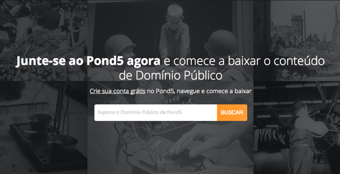 Pond5 lança acervo gratuito de vídeos, fotos e áudio e domínio público (Foto: Reprodução/Pond5)