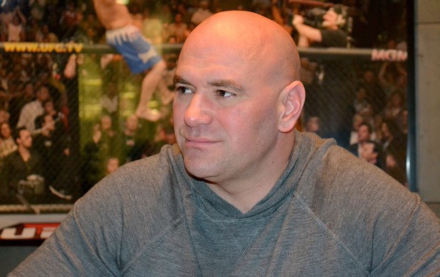 Dana White entrevista UFC Las Vegas (Foto: Evelyn Rodrigues)