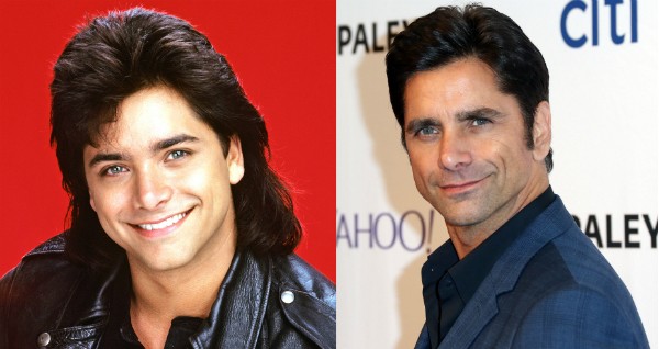 John Stamos na sua época de ‘Full House’ e hoje em dia (Foto: Getty Images)