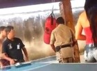PM ofende turistas por barulho no sul de GO (Reprodução/VC no G1)