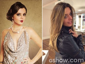 Antes e depois: Giovanna Lancellotti na pele de Lindinalva, em 2012, e atualmente (Foto: TV Globo/ Aquivo Pessoal)