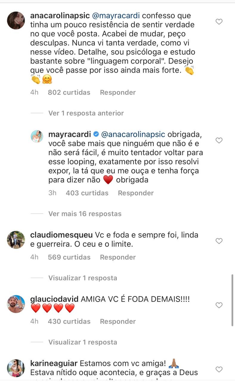 Mayra Cardi revela participação e apoio de Lexa em decisão de se separar (Foto: Reprodução/Instagram)