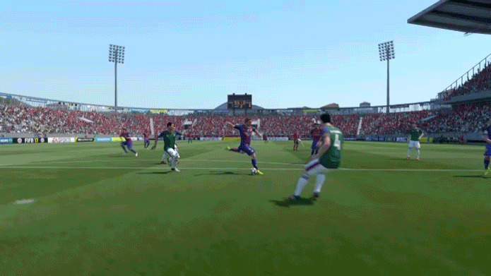 Drible clássico está e Fifa 17 (Foto: Reprodução/Murilo Molina)