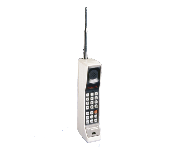 Primeiro telefone celular do mundo, DynaTAC 8000X foi vendido há 30 anos por R$ 21 mil (Foto: Divulgação/Motorola)