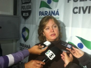 Delegada Marcia Rejane Vieira, da Delegacia da Mulher de Curitiba (Foto: Bibiana Dionísio/ G1 PR)