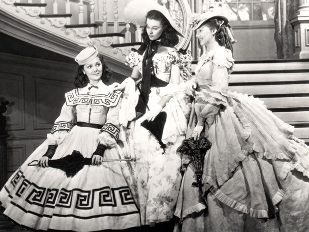 Ann Rutherford, Vivien Leigh e Evelyn Keyes atuam em '...E o vento levou', de 1939 (Foto: AP/New Line Cinema)
