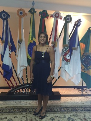 Ana Marcela Cunha medalha mérito esportivo (Foto: Divulgação)