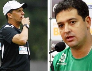 Claudinei Oliveira e Marquinhos Santos (Foto: Arte / Globoesporte.com)