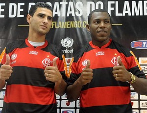 Jorge Luiz e Amaral (Foto: Alexandre Vidal - Fla Imagem)