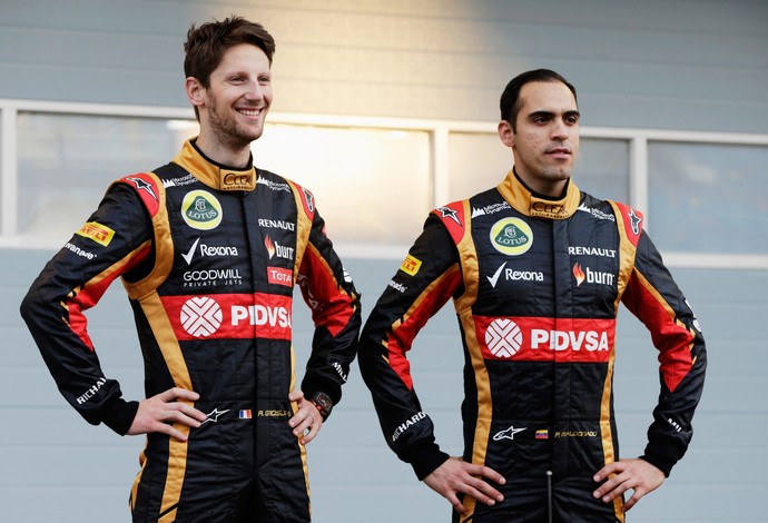 Para o dono da Lotus, Romain Grosjean poderá servir de exemplo para o "problemático" Pastor Maldonado (Foto: Getty Images)