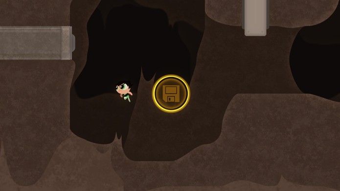 Procure salas com o ícone de um disquete para salvar o jogo (Foto: Reprodução)
