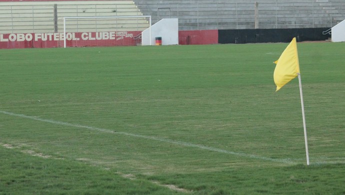 Gramado estádio barretão (Foto: Divulgação / Globo FC)