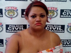 Ewelenn Klewia Valino Gomes foi presa em São Luís (Foto: Divulgação/Polícia)