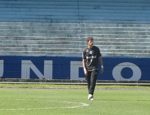 Follmann marcou gol em treino do Grêmio (Foto: Hector Werlang/Globoesporte.com)