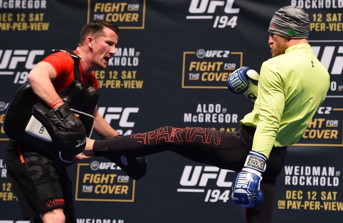 Owen Roddy Conor McGregor Treino aberto UFC 194 (Foto: Getty Images) Owen Roddy Conor McGregor Treino aberto UFC 194 (Foto: Getty Images)