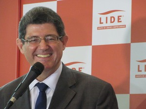 Ministro da Fazenda, Joaquim Levy, afirma ter 'enorme afinidade' com presidente Dilma (Foto: Darlan Alvarenga/G1)