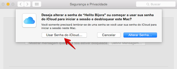 Ativando senha do iCloud no OS X (Foto: Reprodução/Helito Bijora) 